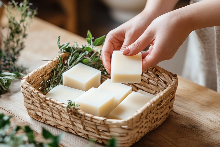 Organic Milk Rice Soap Bars